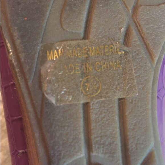 Purple Bolaro loafers sz 7.5 - Picture 5 of 5